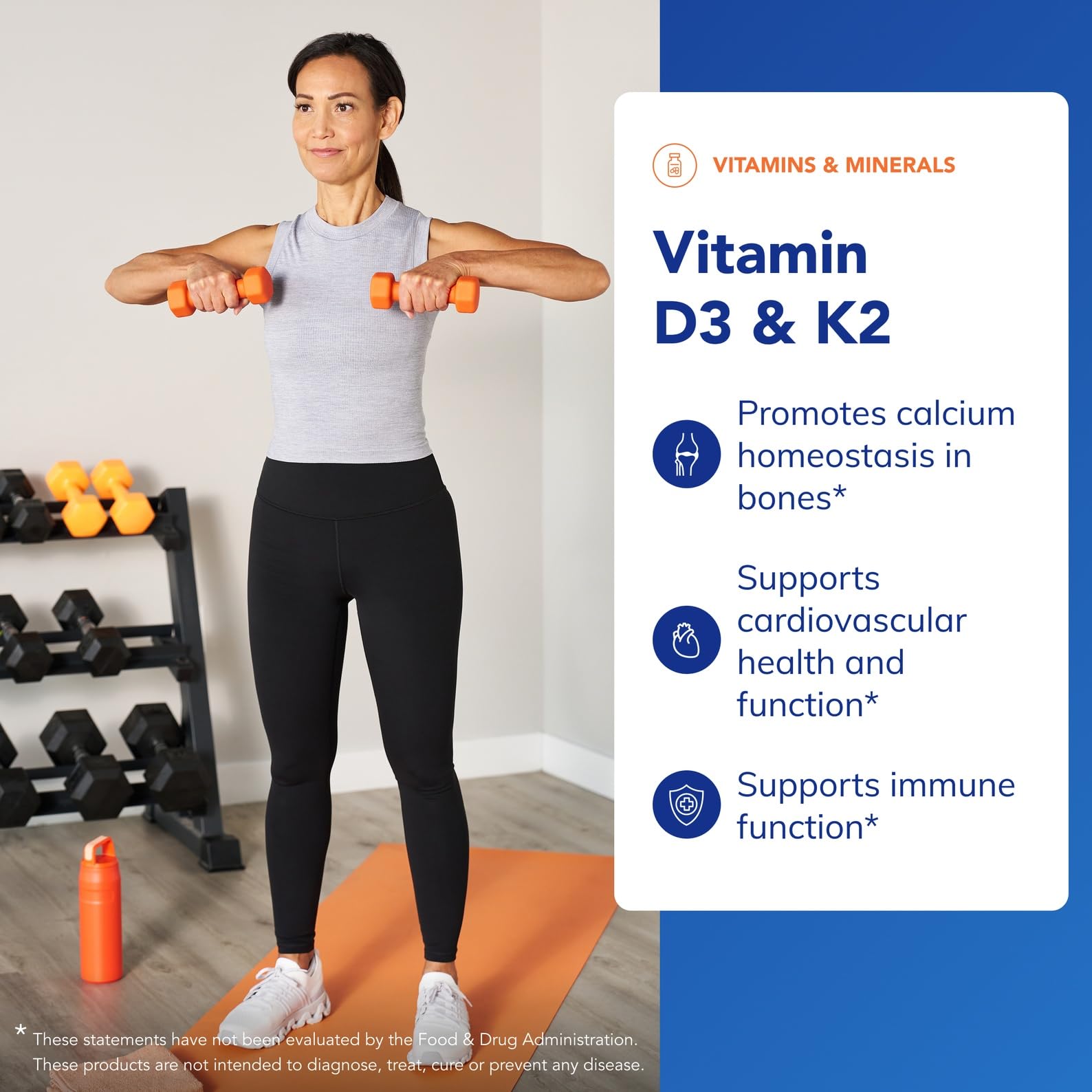 D3 & K2 for vascular health support