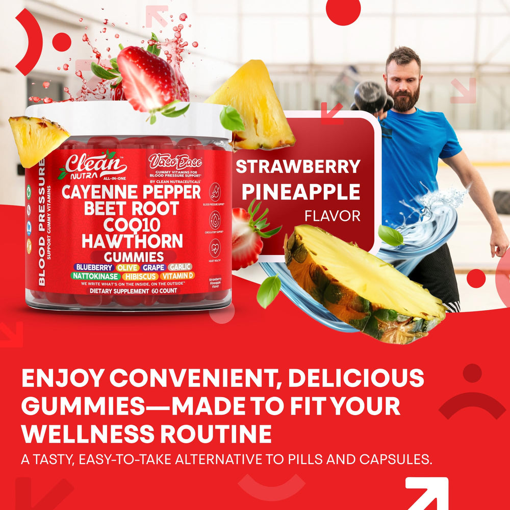 Nitric oxide supporting gummy ingredients