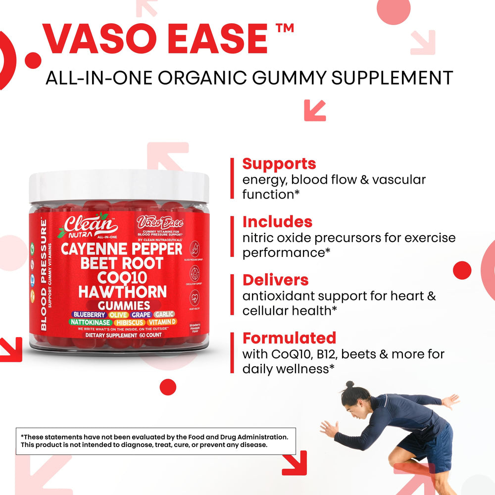 Olive leaf and hibiscus extract gummies