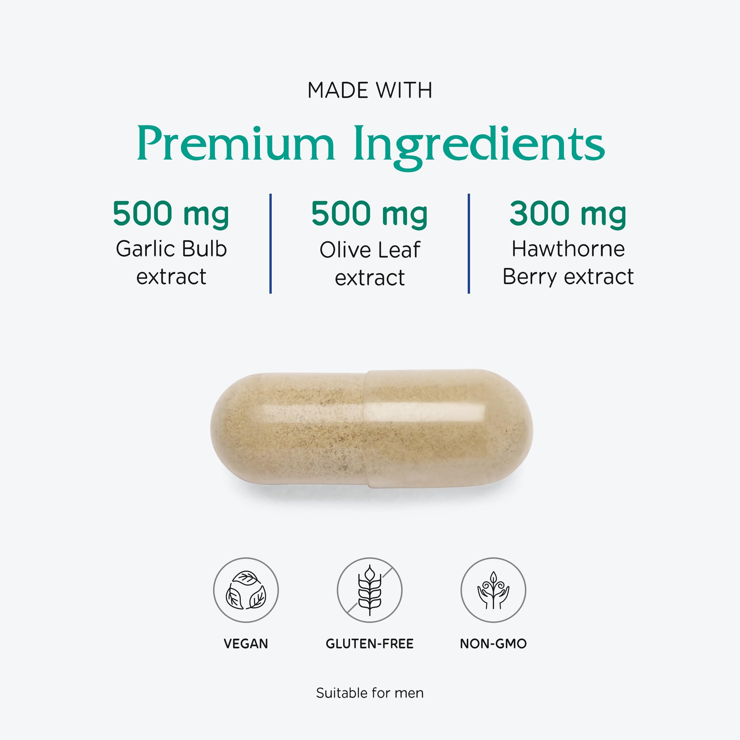 Terminalia arjuna bark and traditional botanicals in VasoBlend