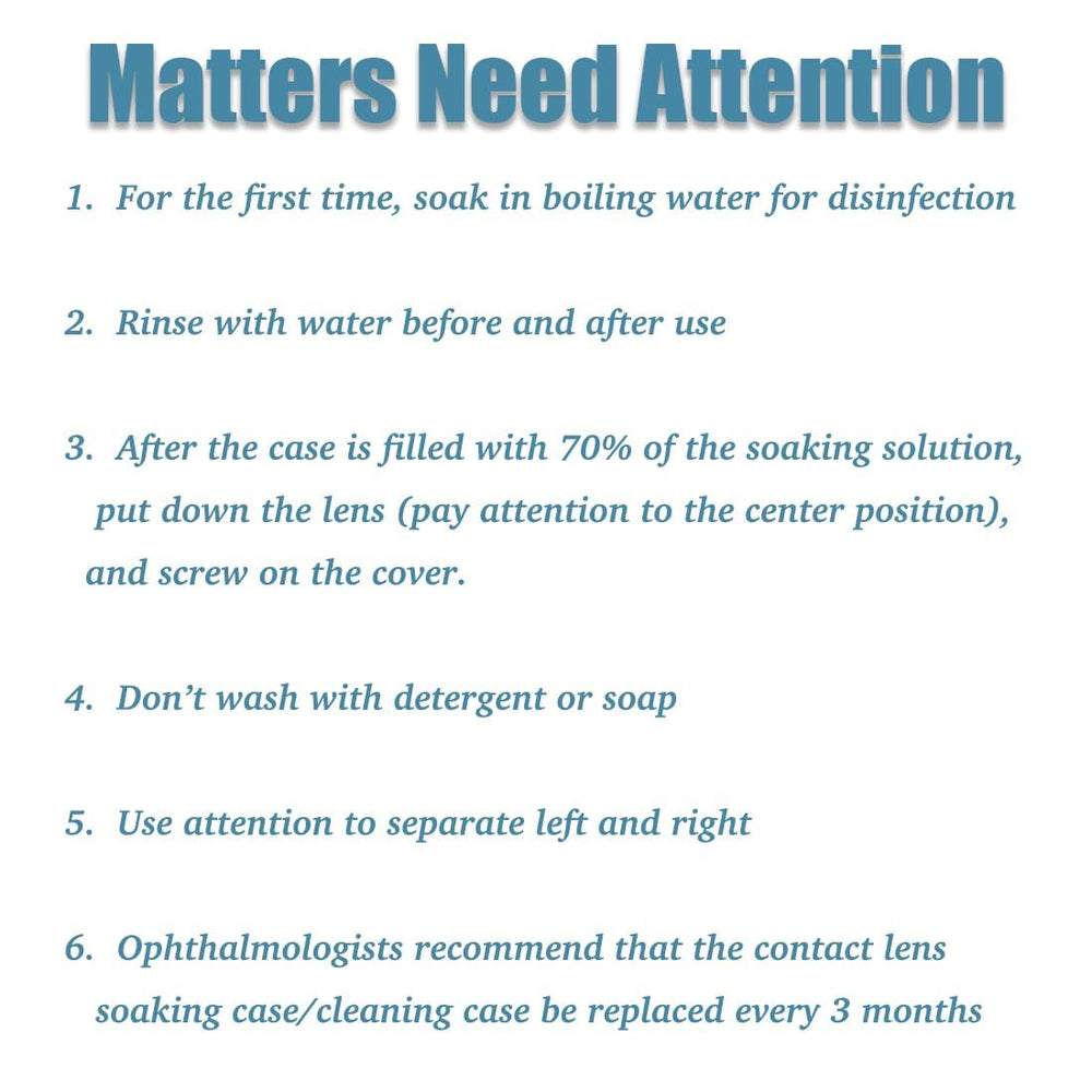 Blue Vastsoon contact lens cleaner accessories kit packaging