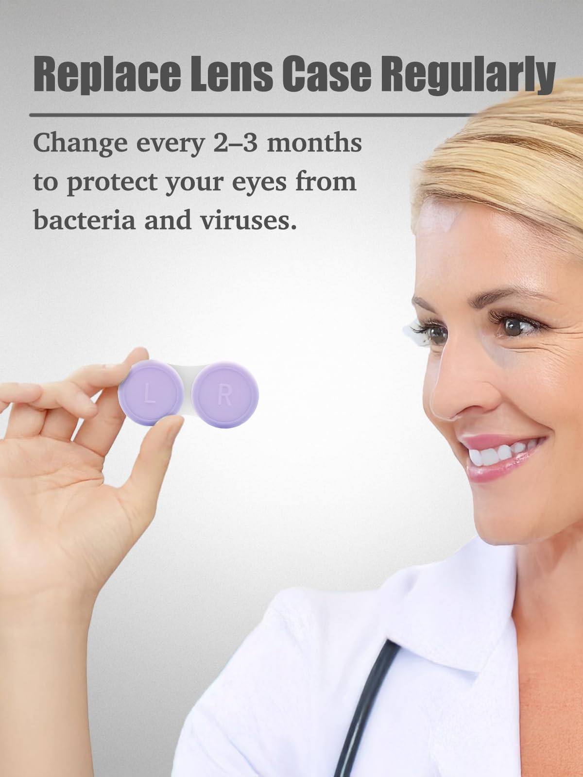 Suction stick and tweezer included in the purple kit