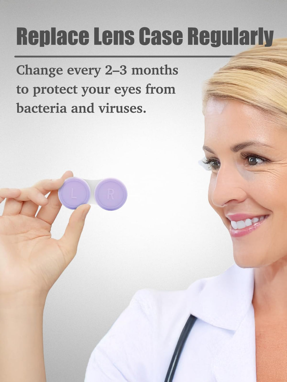 Suction stick and tweezer included in the purple kit