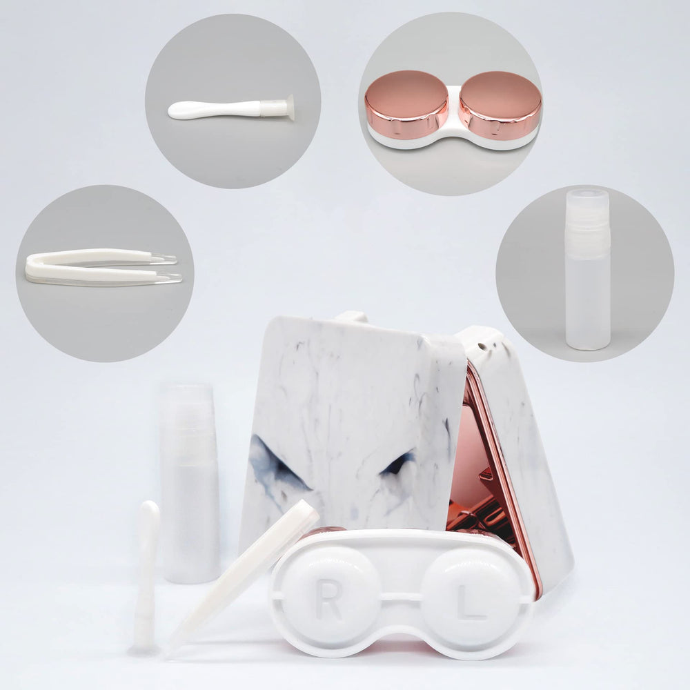 Travel kit for contact lenses including remover and applicator