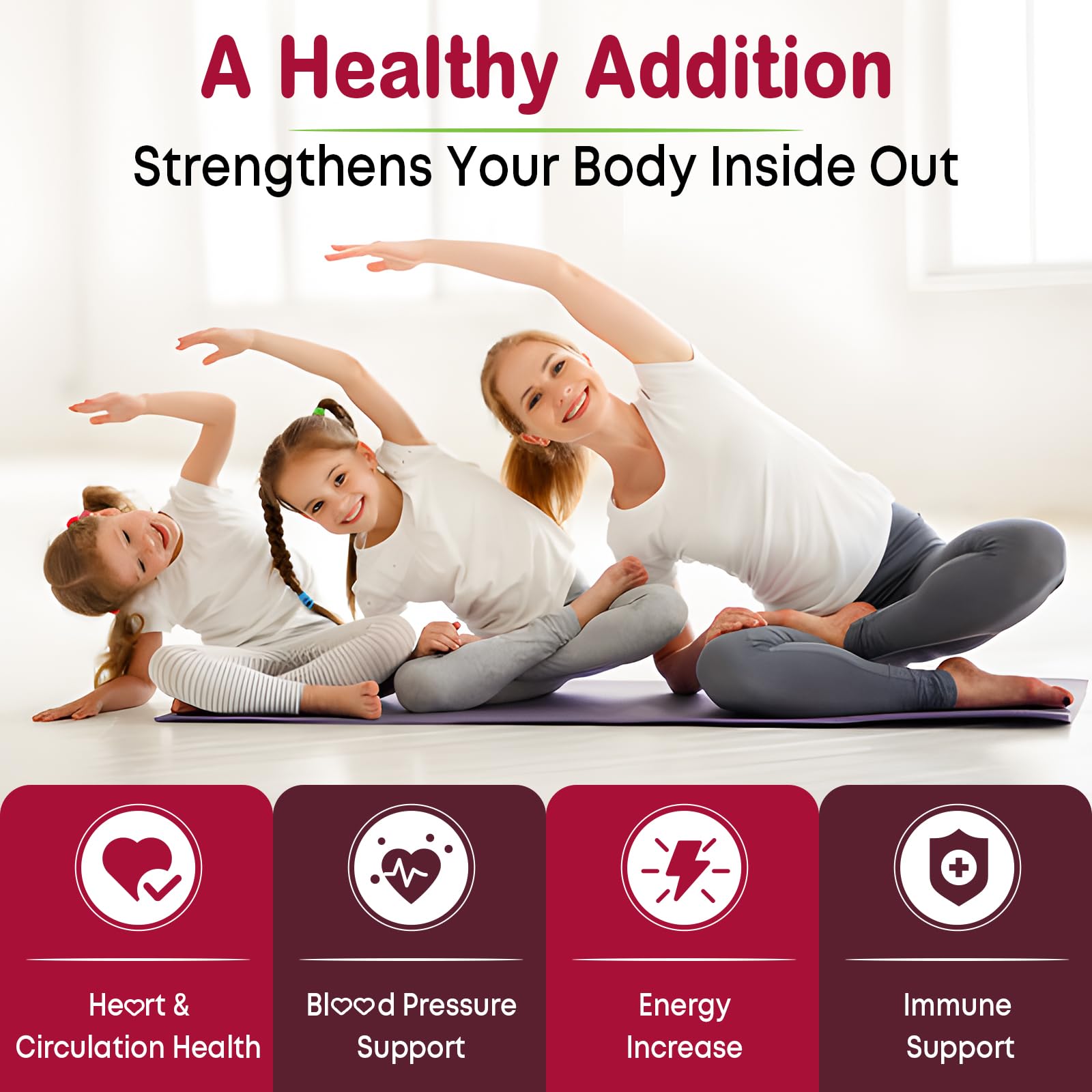 Vazatisi Beet Root Gummies on-the-go pack beside gym bag.