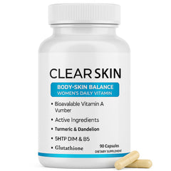 Vbwlne Hormonal Acne Supplement bottle with capsules