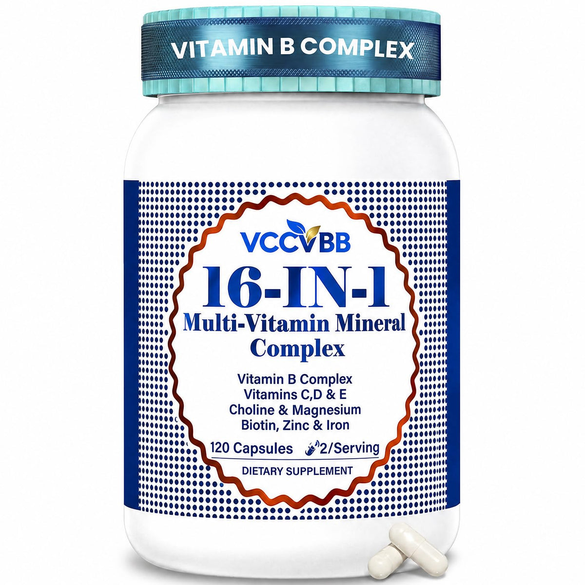 VCCVBB front packaging showing product name and benefits for quick purchase decision