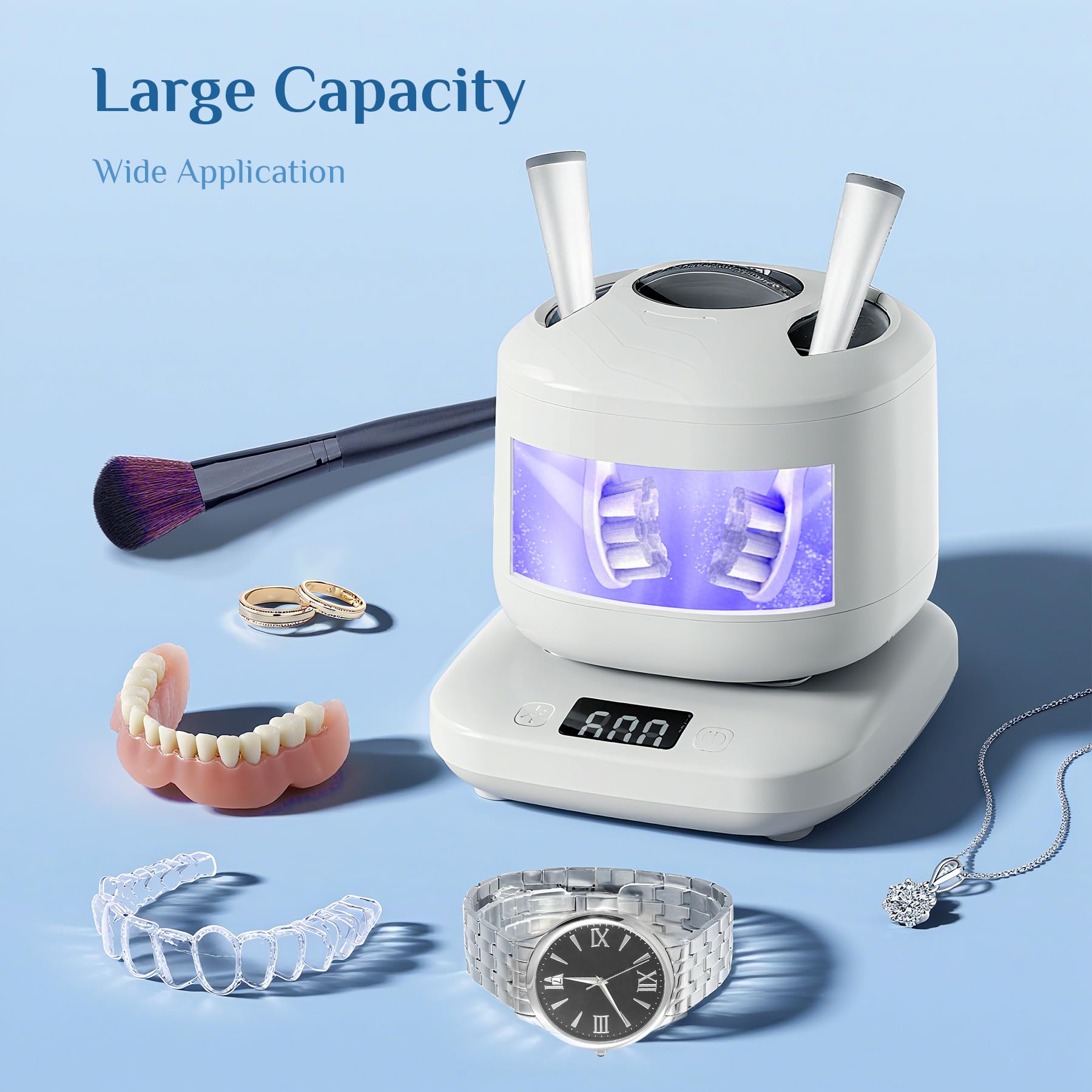 Cleaning basket and tweezers included