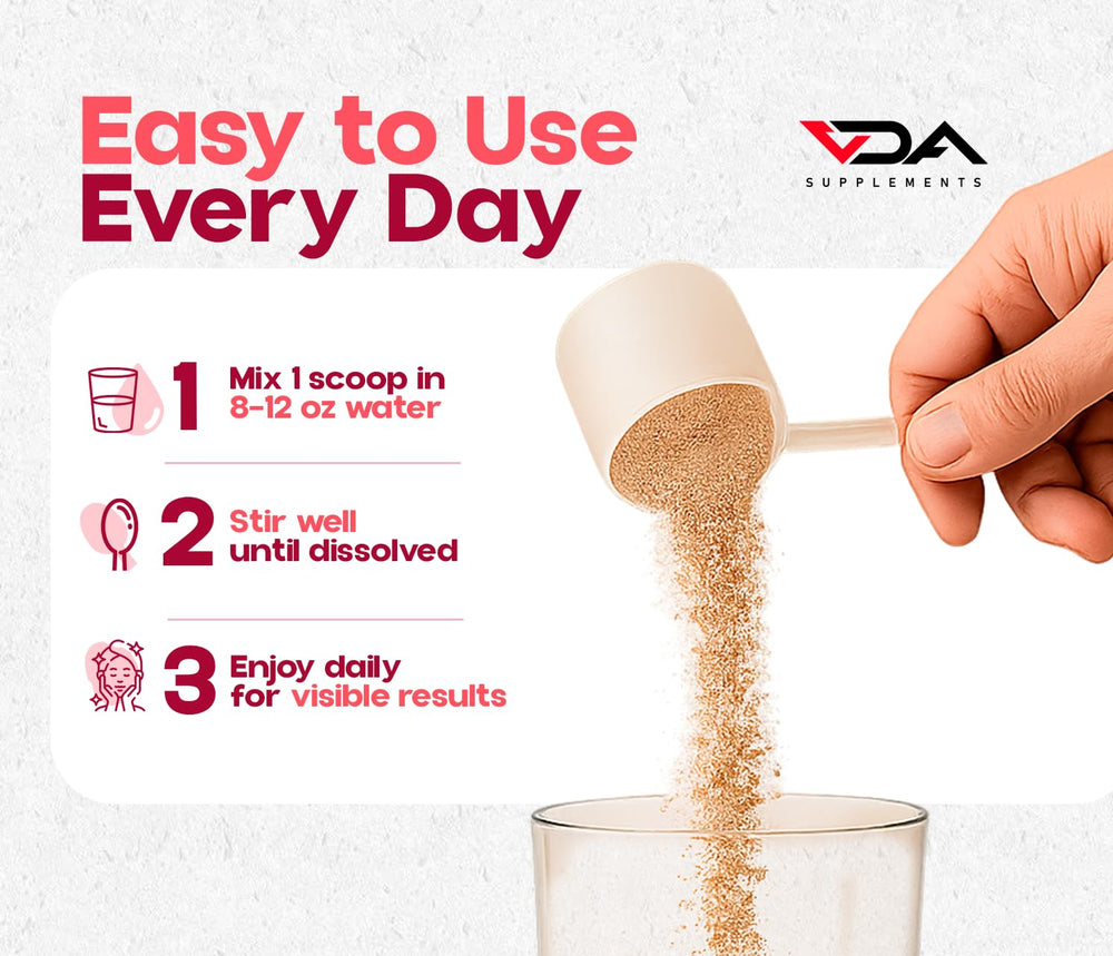 Powder dissolving quickly in water