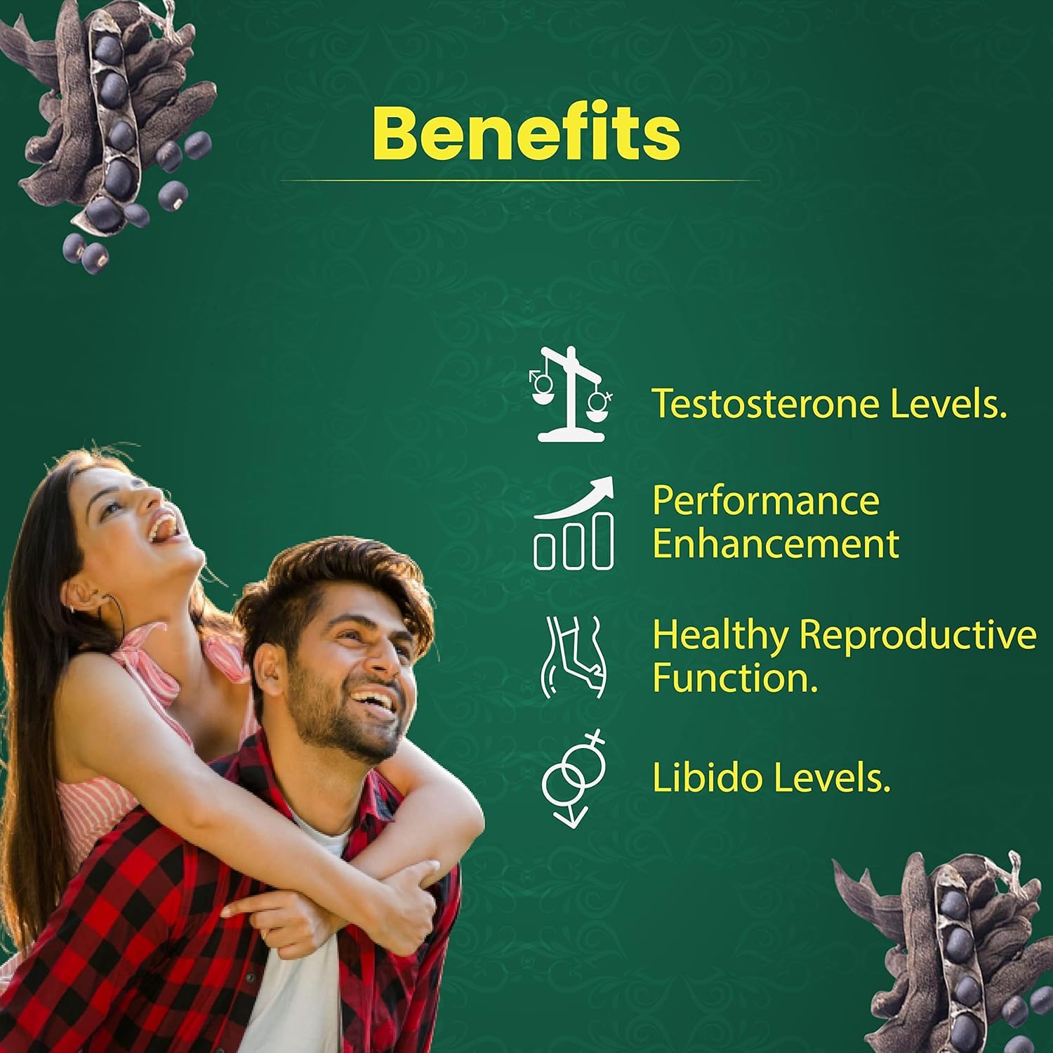 Kaunch seeds used to make Kaunch Beej powder