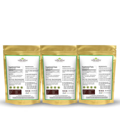 Close-up of Bhumi Amla powder texture