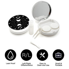 Tweezer and remover stick included in the compact kit