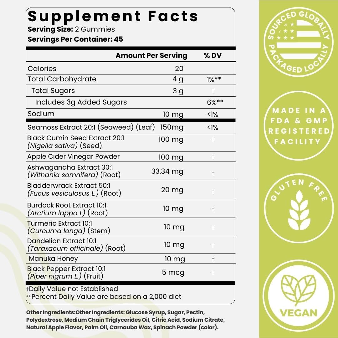 Vegan 10-in-1 gummy vitamins for daily wellness