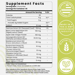 Vegan 10-in-1 gummy vitamins for daily wellness