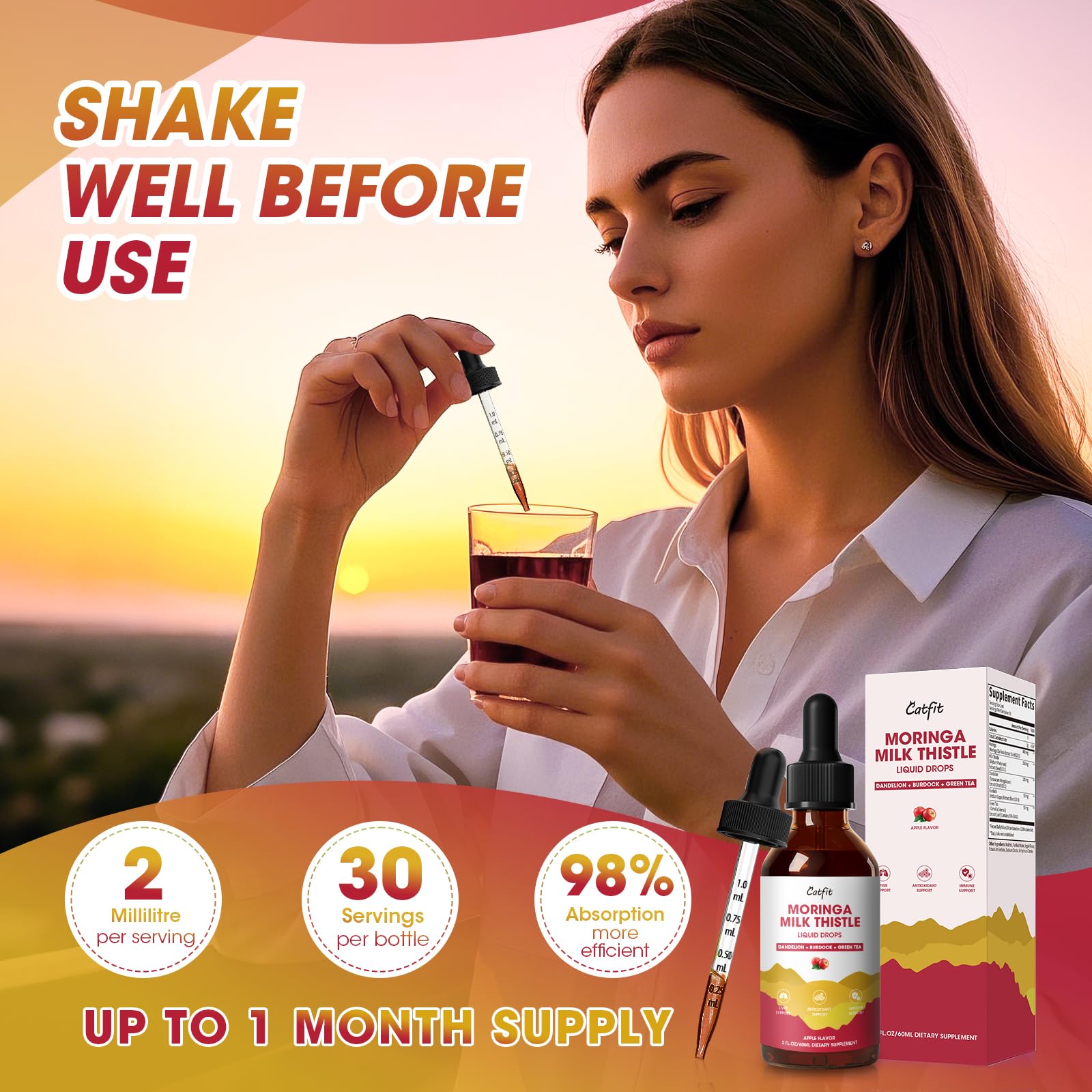 Vegan, alcohol-free, non-GMO liver health supplement