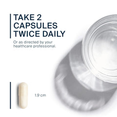 Vegan antioxidant formula icons indicating gluten-free, dairy-free, non-GMO