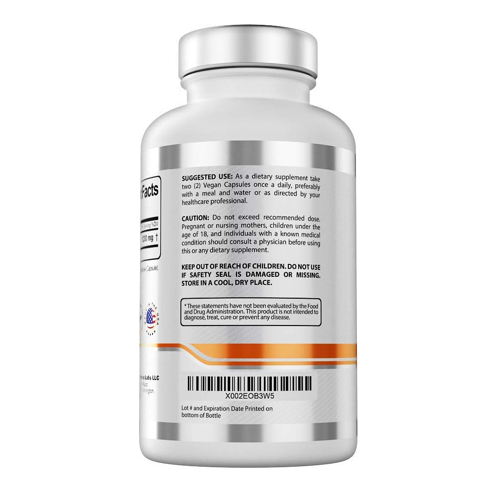 Vegan berberine HCL 1200mg capsules