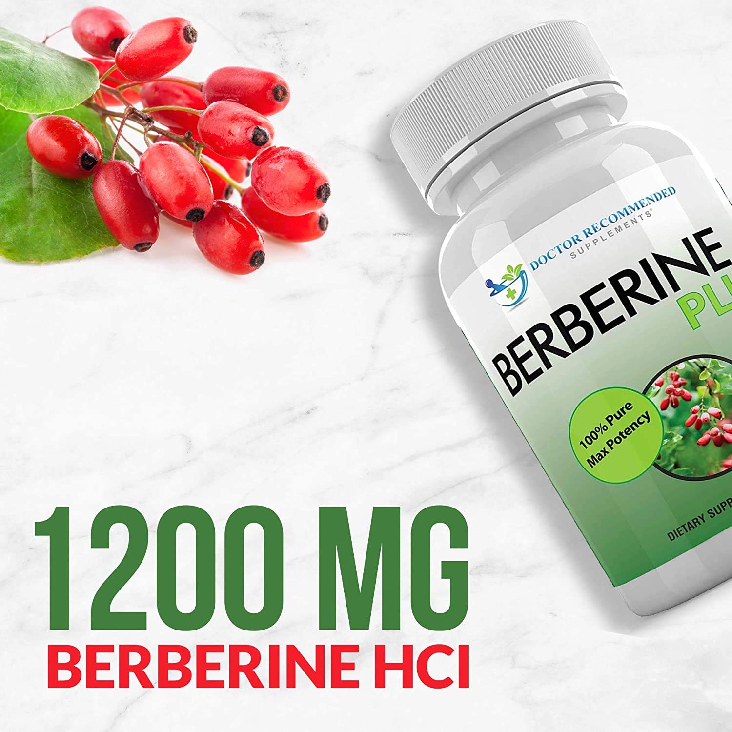 Vegan vegetable cellulose capsules for Berberine Plus