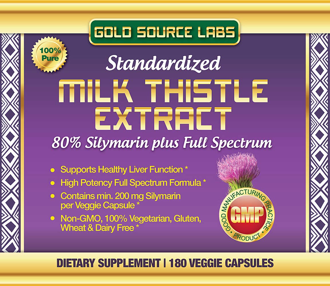 Vegan capsules containing organic milk thistle