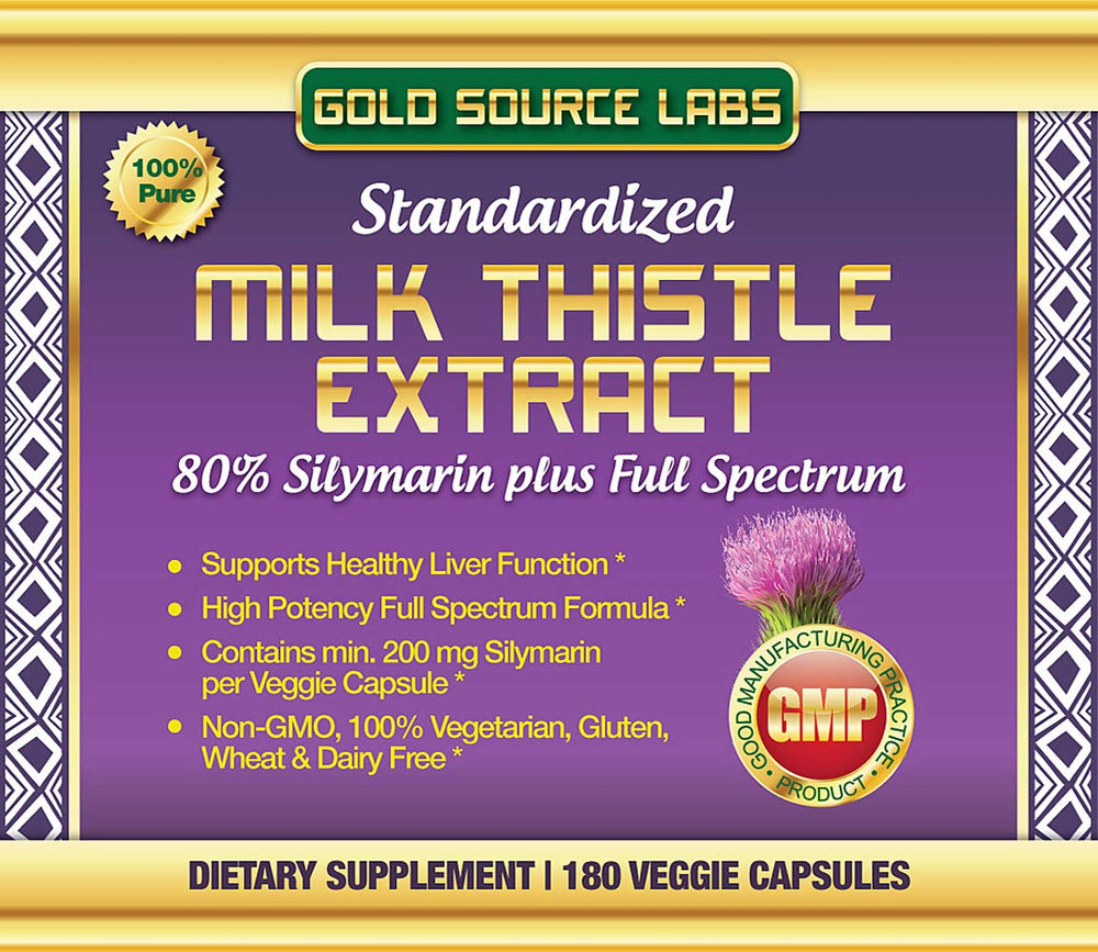 Vegan capsules containing organic milk thistle