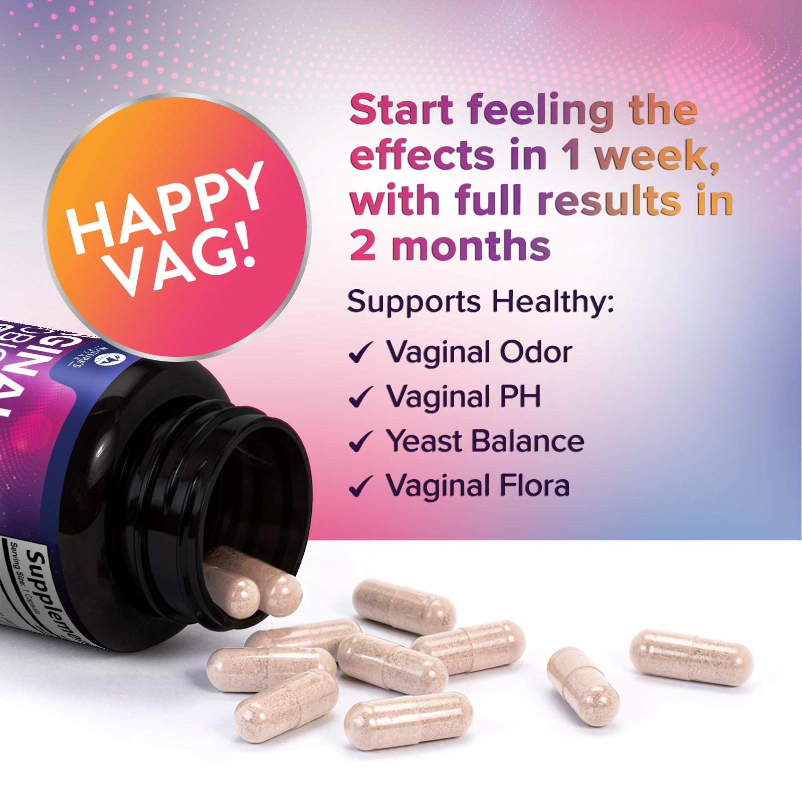 Vegan, non-GMO, gluten-free probiotic capsules