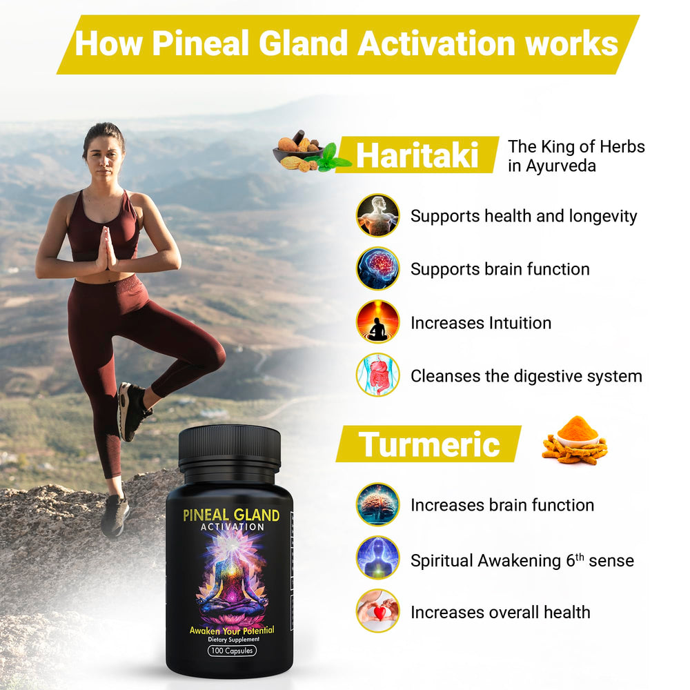 Vegan capsules of Pineal Gland Activation Supplement