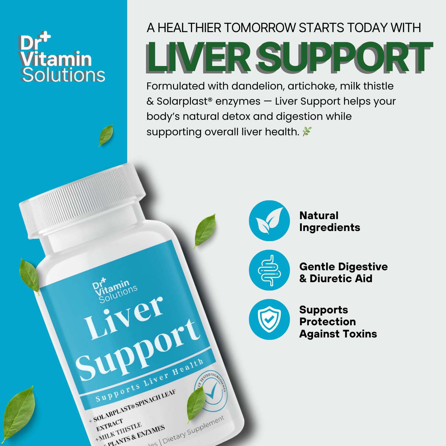 Vegan capsules filled with natural ingredients