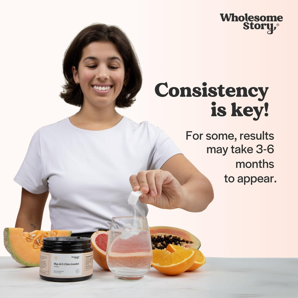 Vegan-friendly, dye-free label on supplement powder bottle