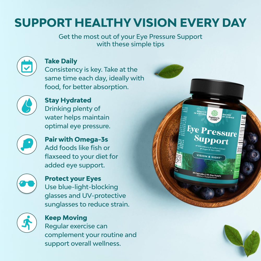 Vegan eye health supplement for adults packaging