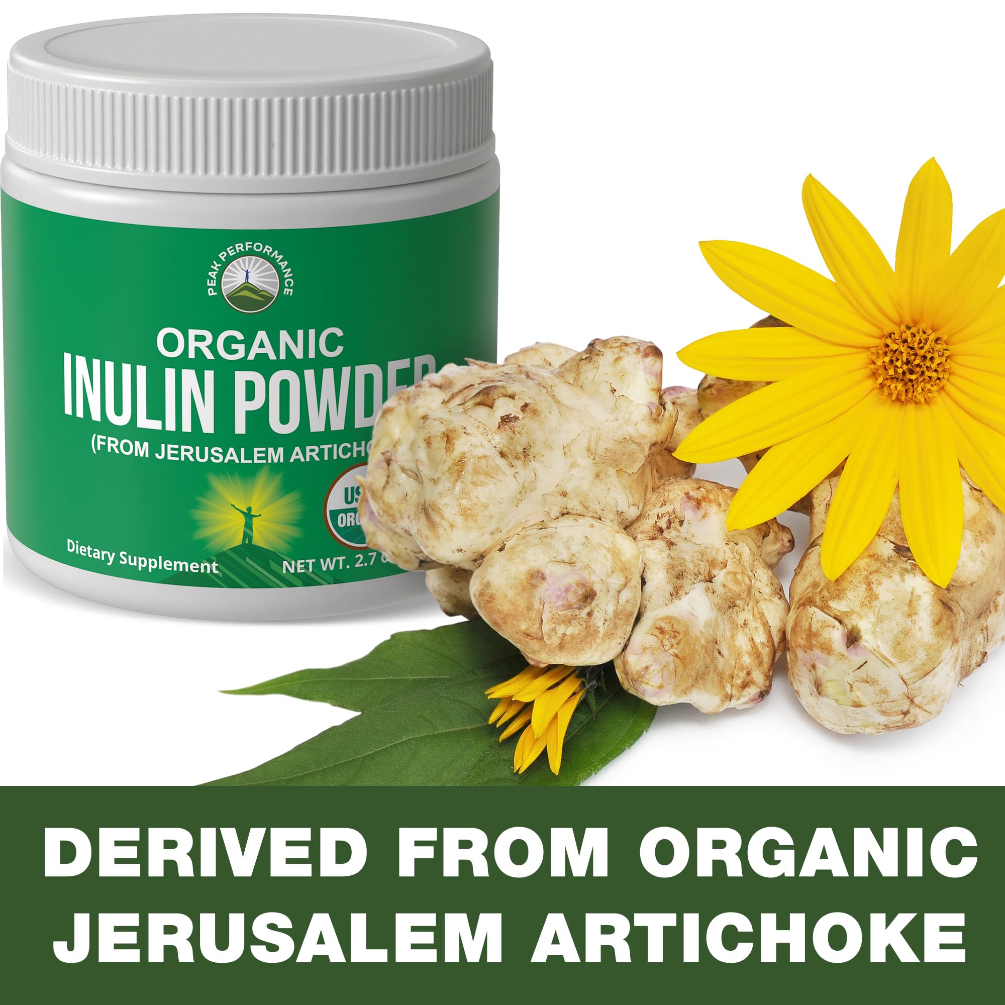Vegan, allergen-free inulin powder formula
