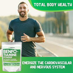 Vegan-friendly Benfotiamine supplement bottle