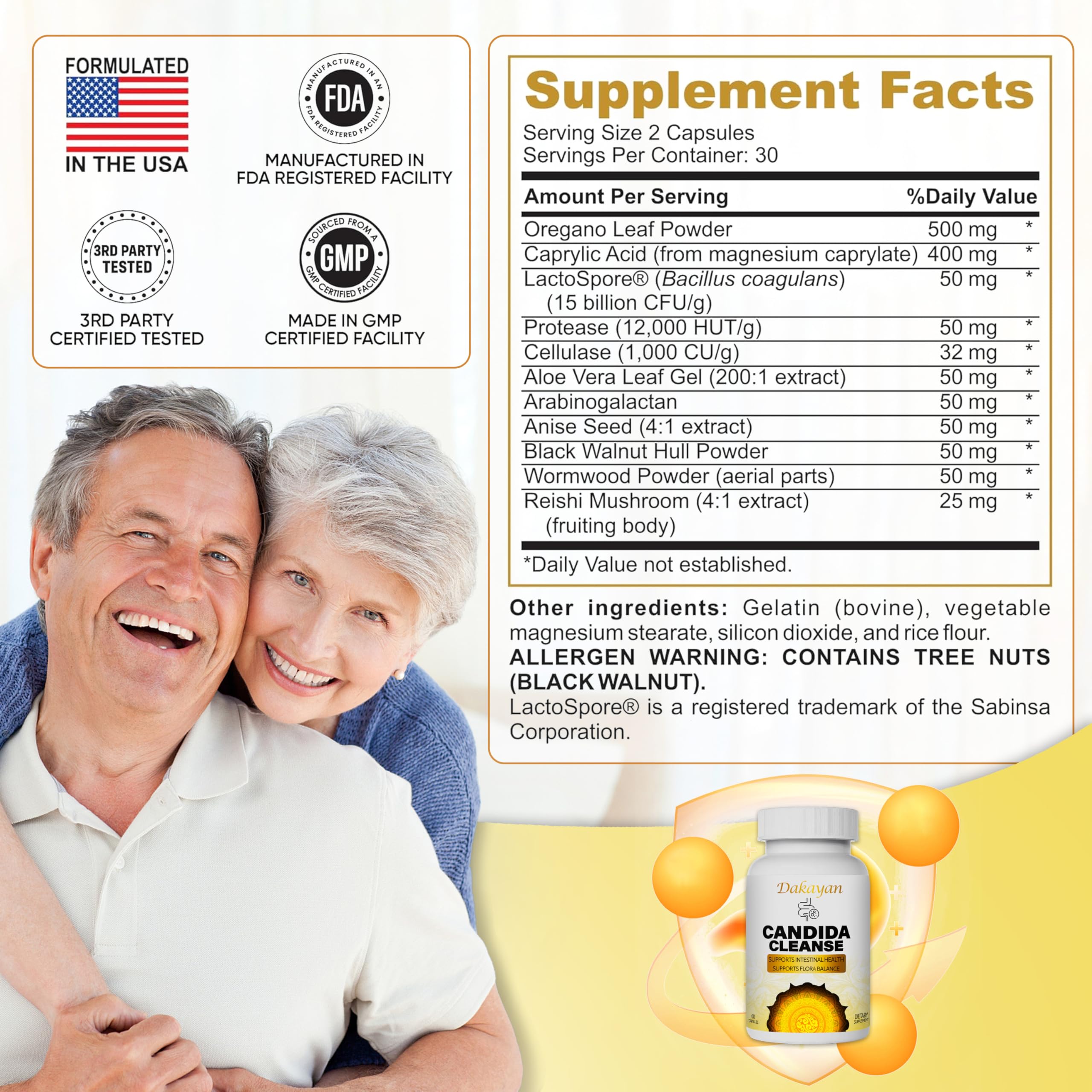 Vegan-friendly gut health supplement packaging