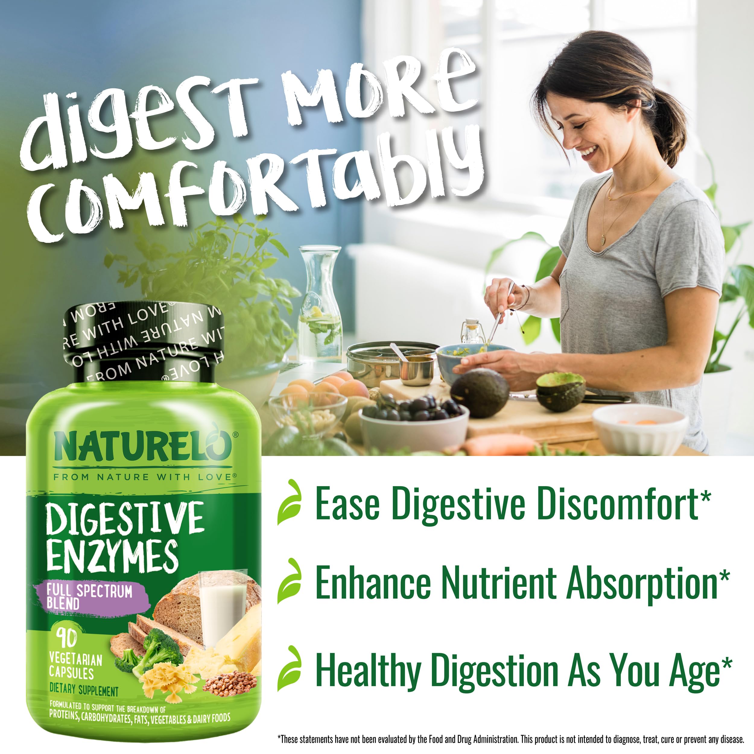 Vegan-friendly digestive enzymes ingredients