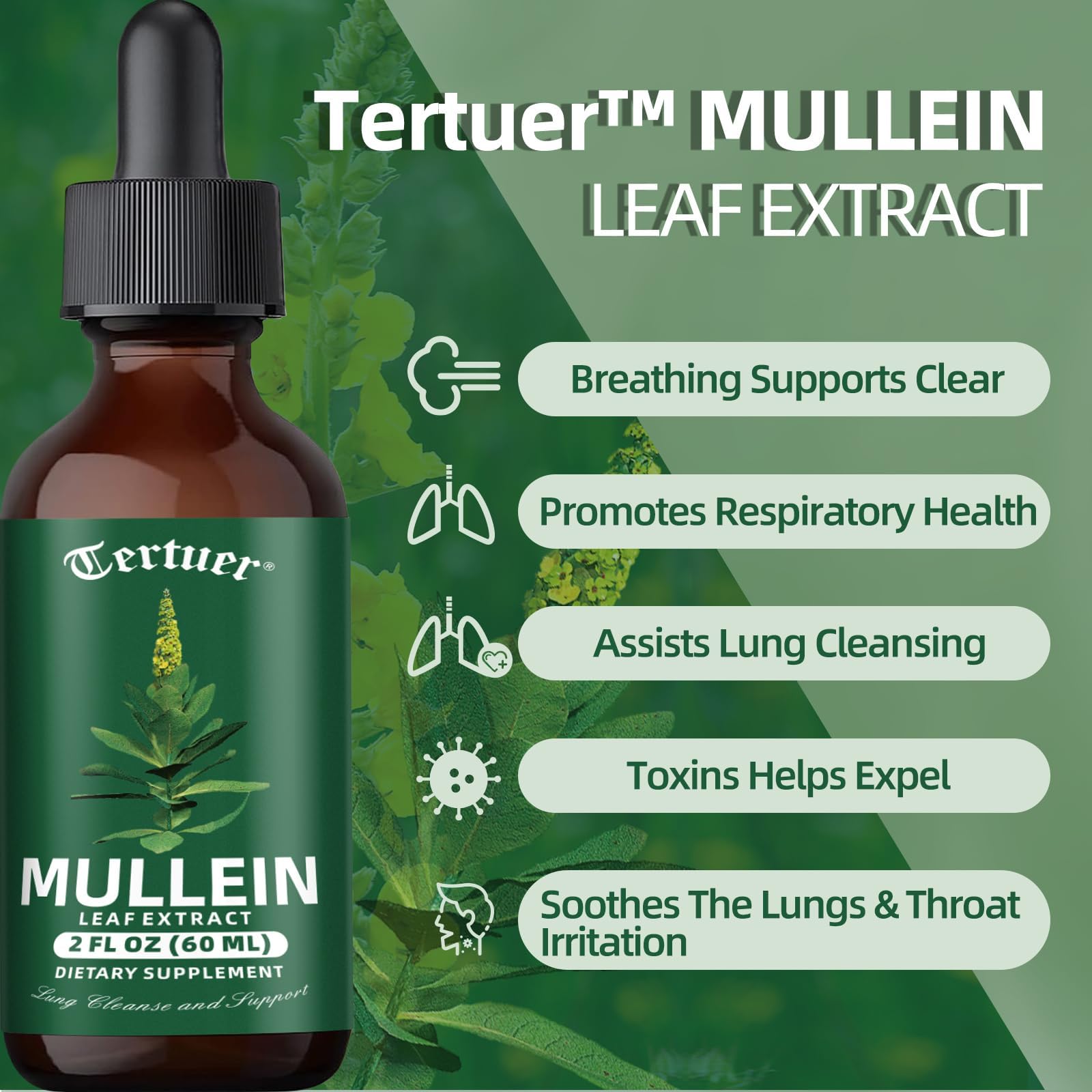 Vegan-friendly label on the tincture bottle
