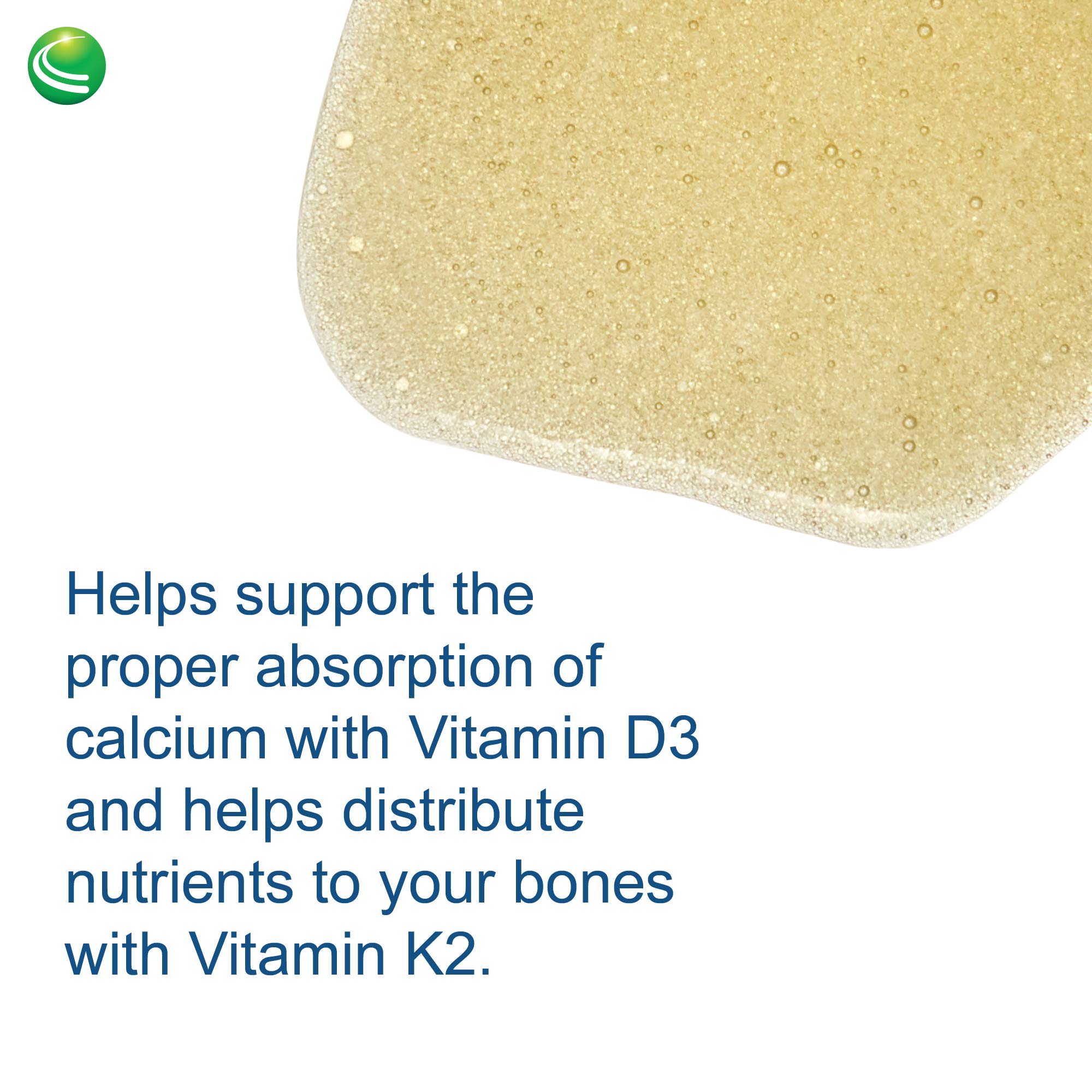 Vegan and gluten-free D3/K2 liquid supplement