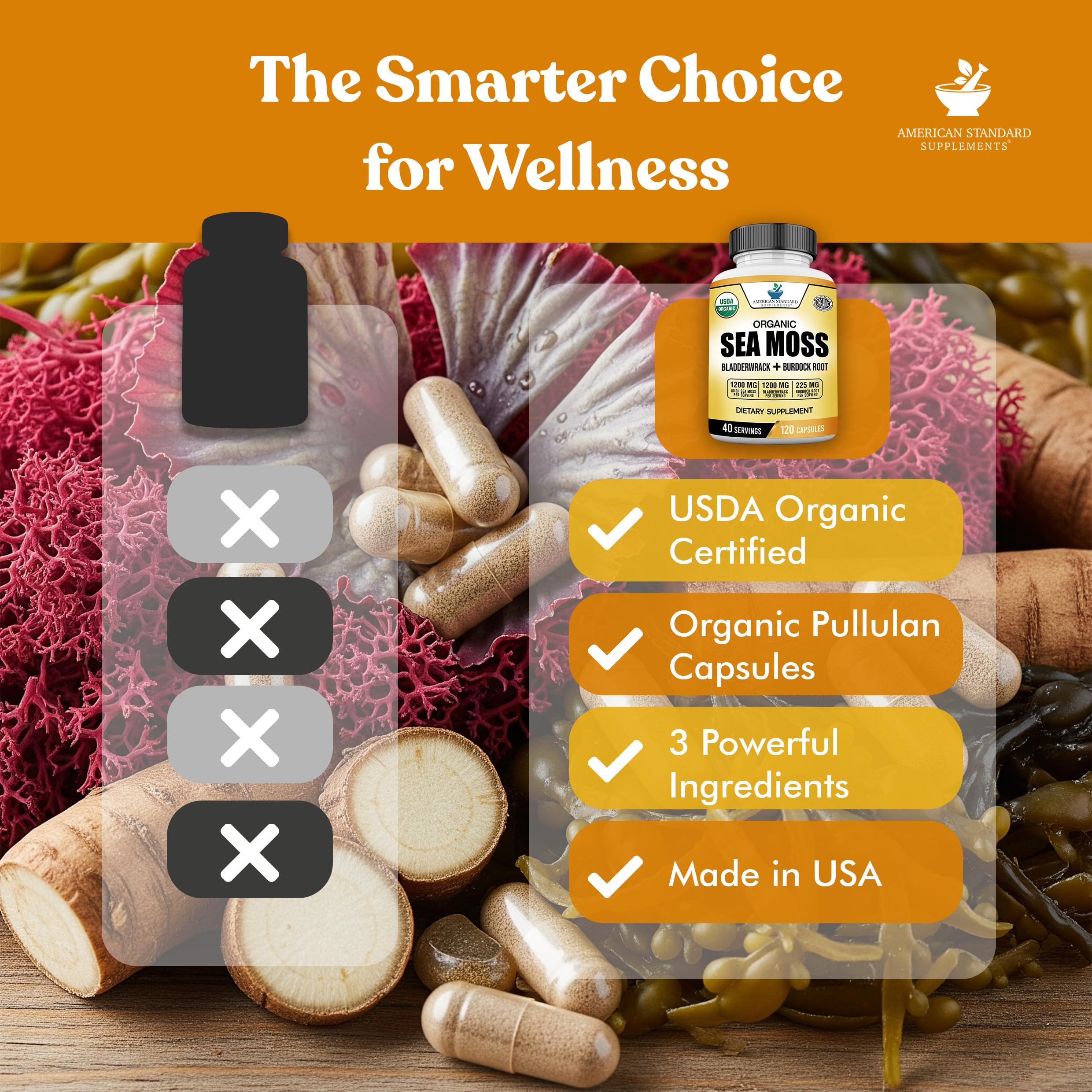 Vegan, gluten-free, non-GMO icons