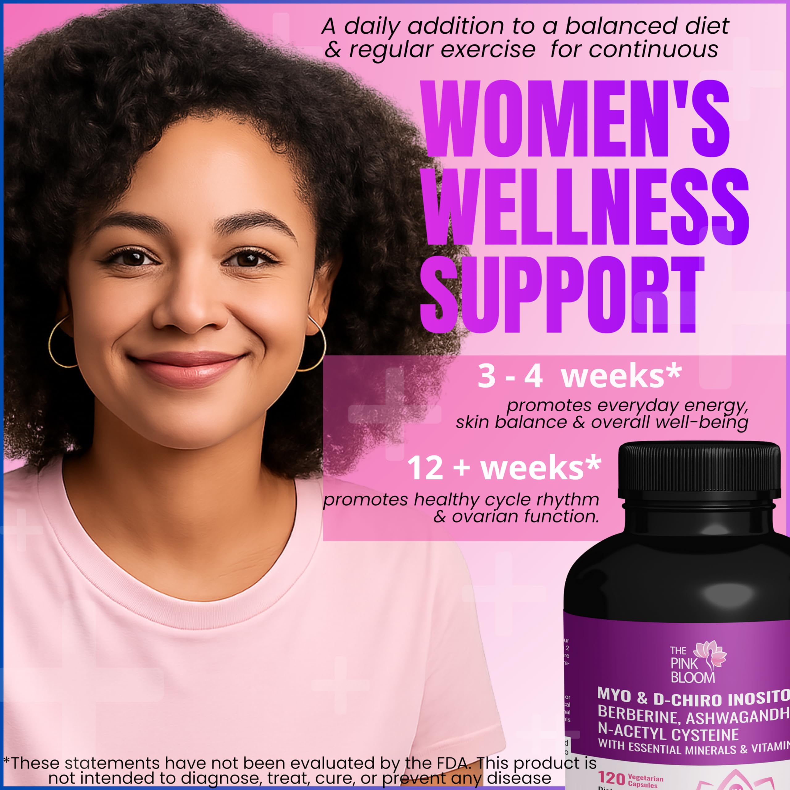 Vegan, gluten-free and non-GMO supplement label