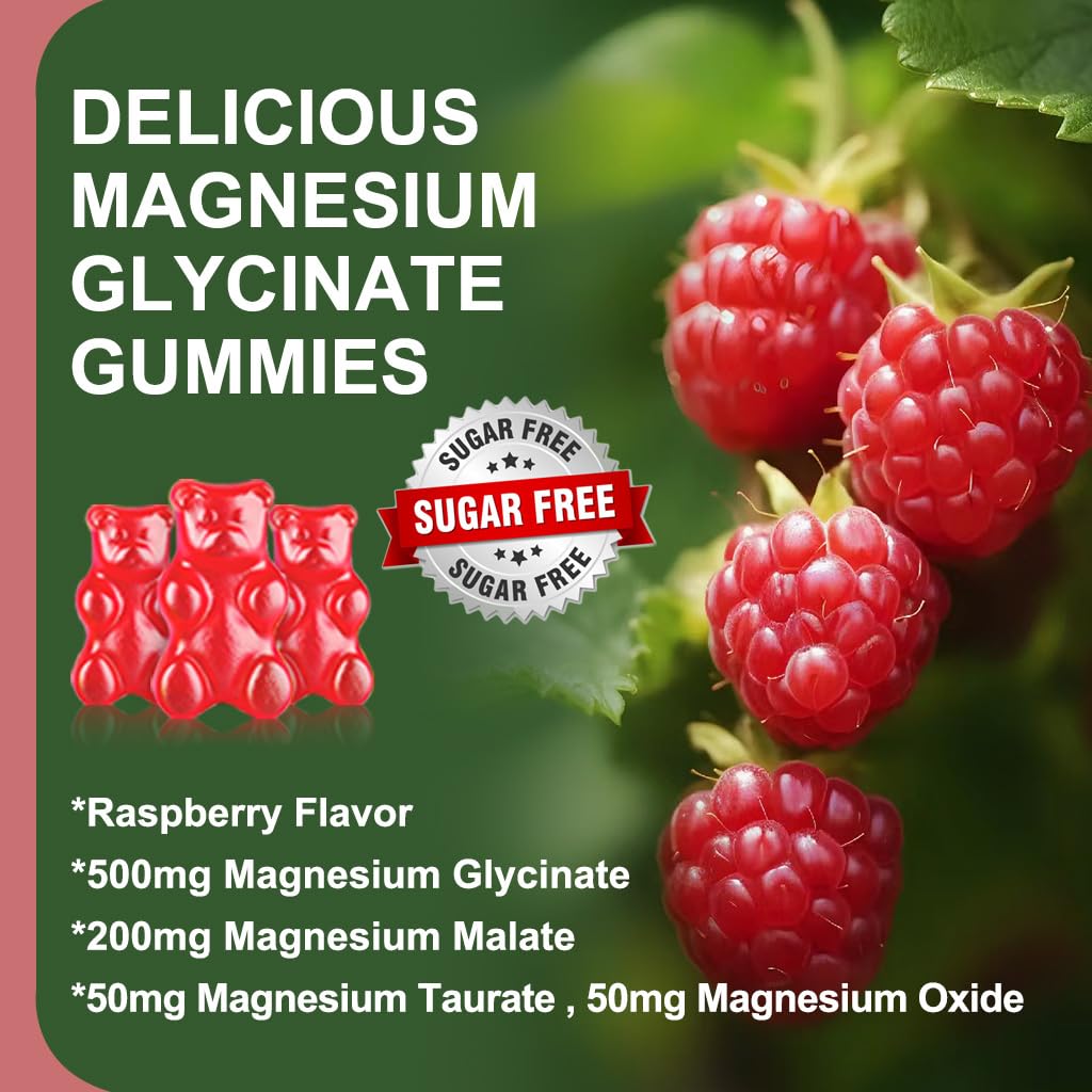 Vegan, gluten-free, sugar-free magnesium gummies ingredient list
