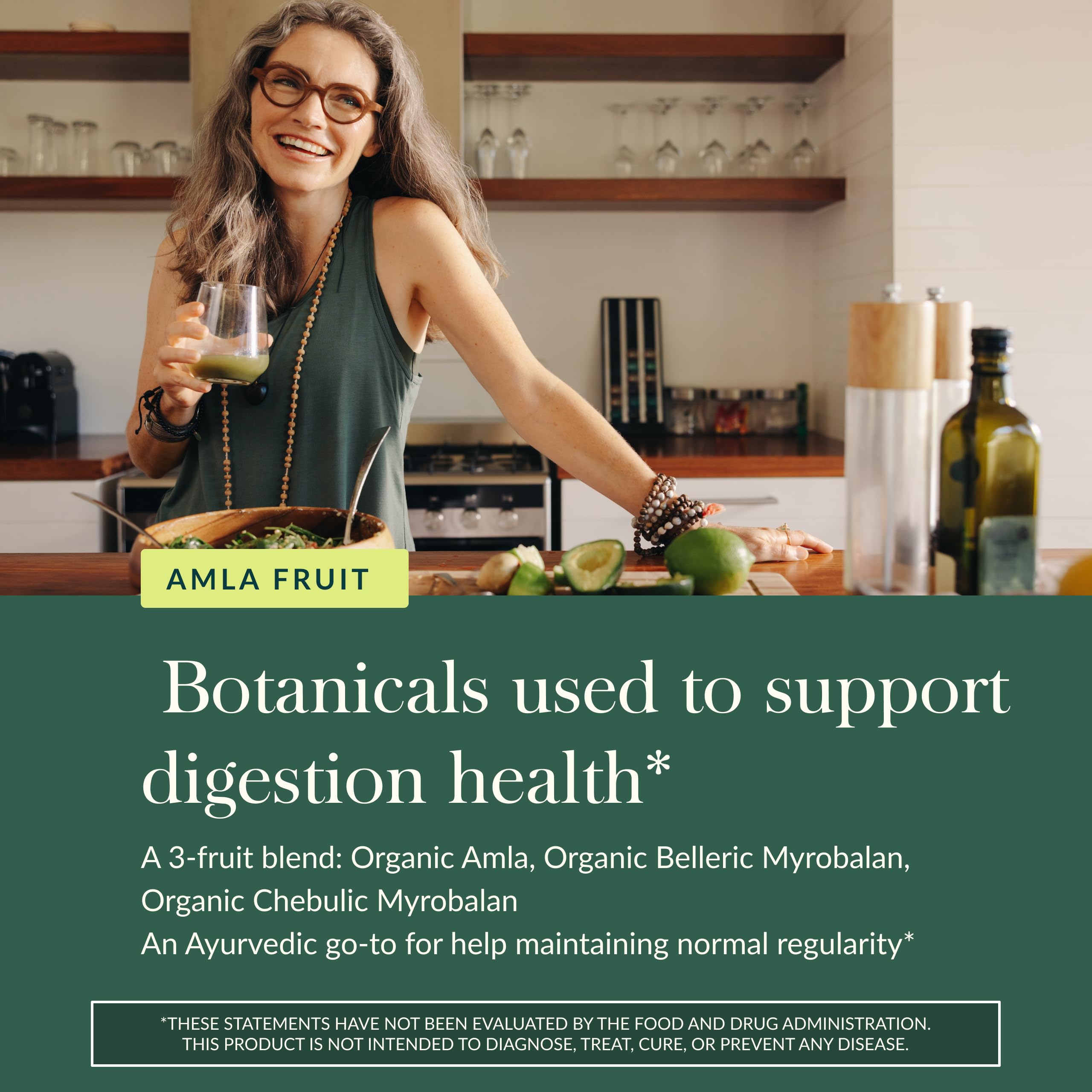 Vegan and gluten-free Triphala Fruit made in the USA