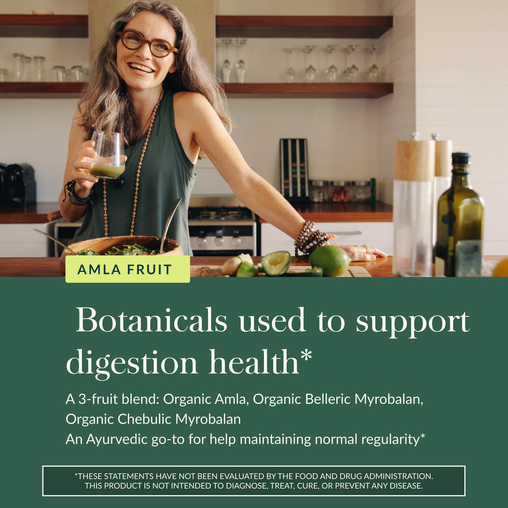 Vegan and gluten-free Triphala Fruit made in the USA