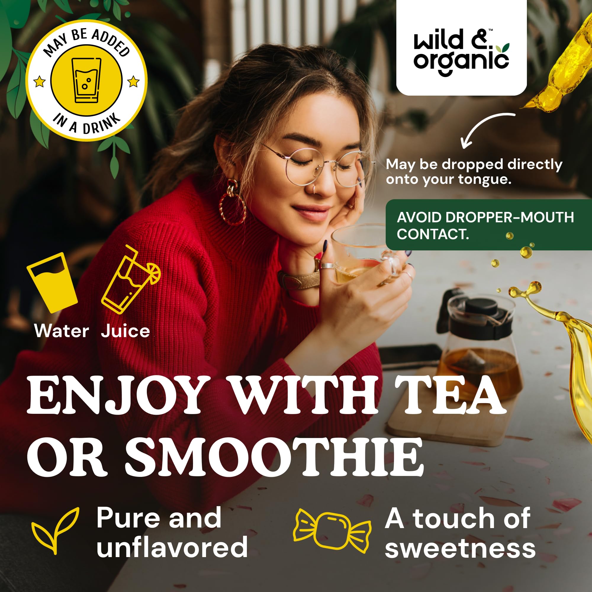 Vegan, glycerin-based alcohol-free tincture ingredients