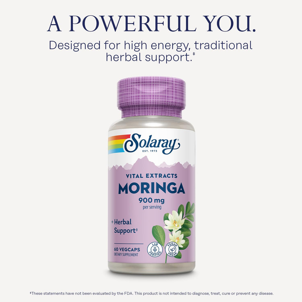 Vegan, GMP-certified moringa capsules