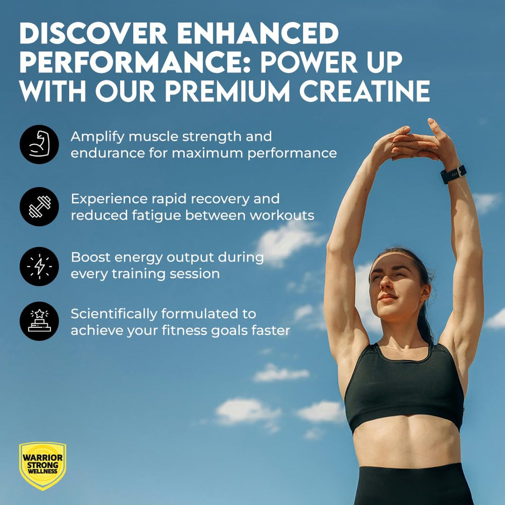 Vegan and keto friendly creatine monohydrate powder