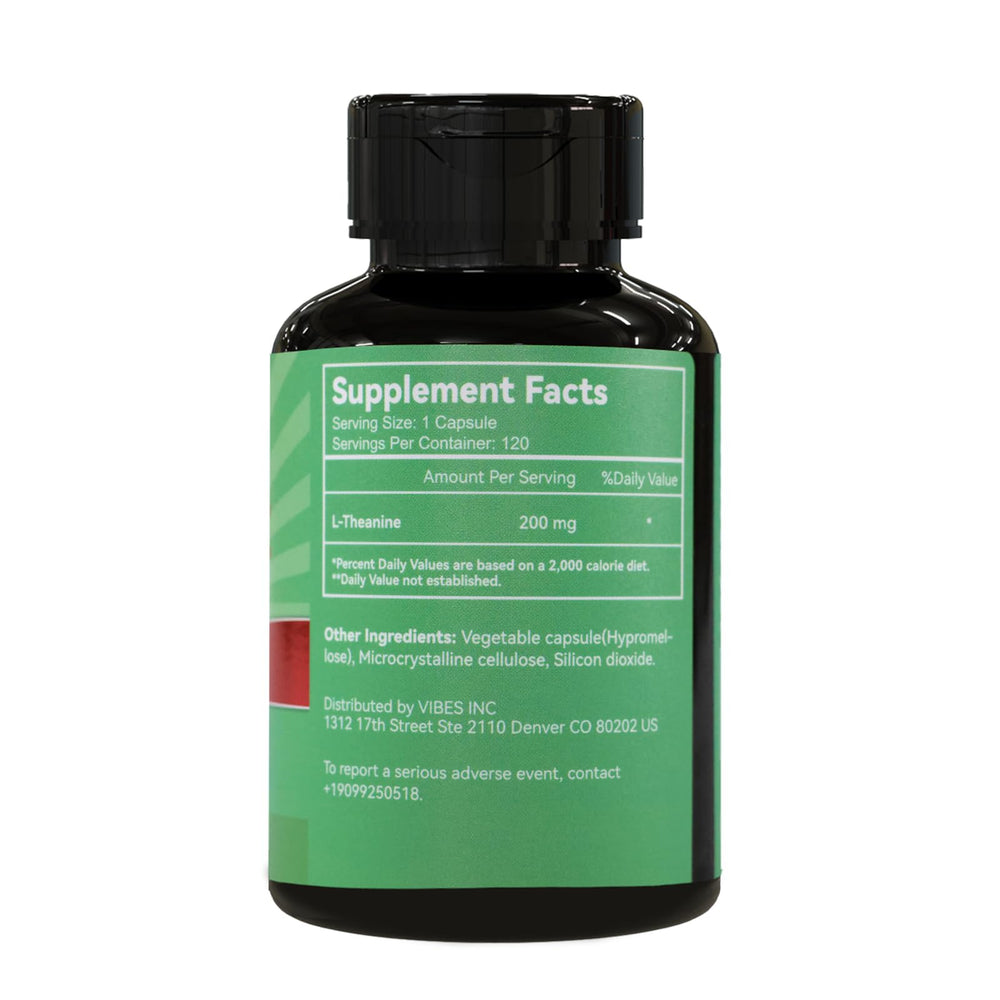 Vegan-friendly L-Theanine capsules