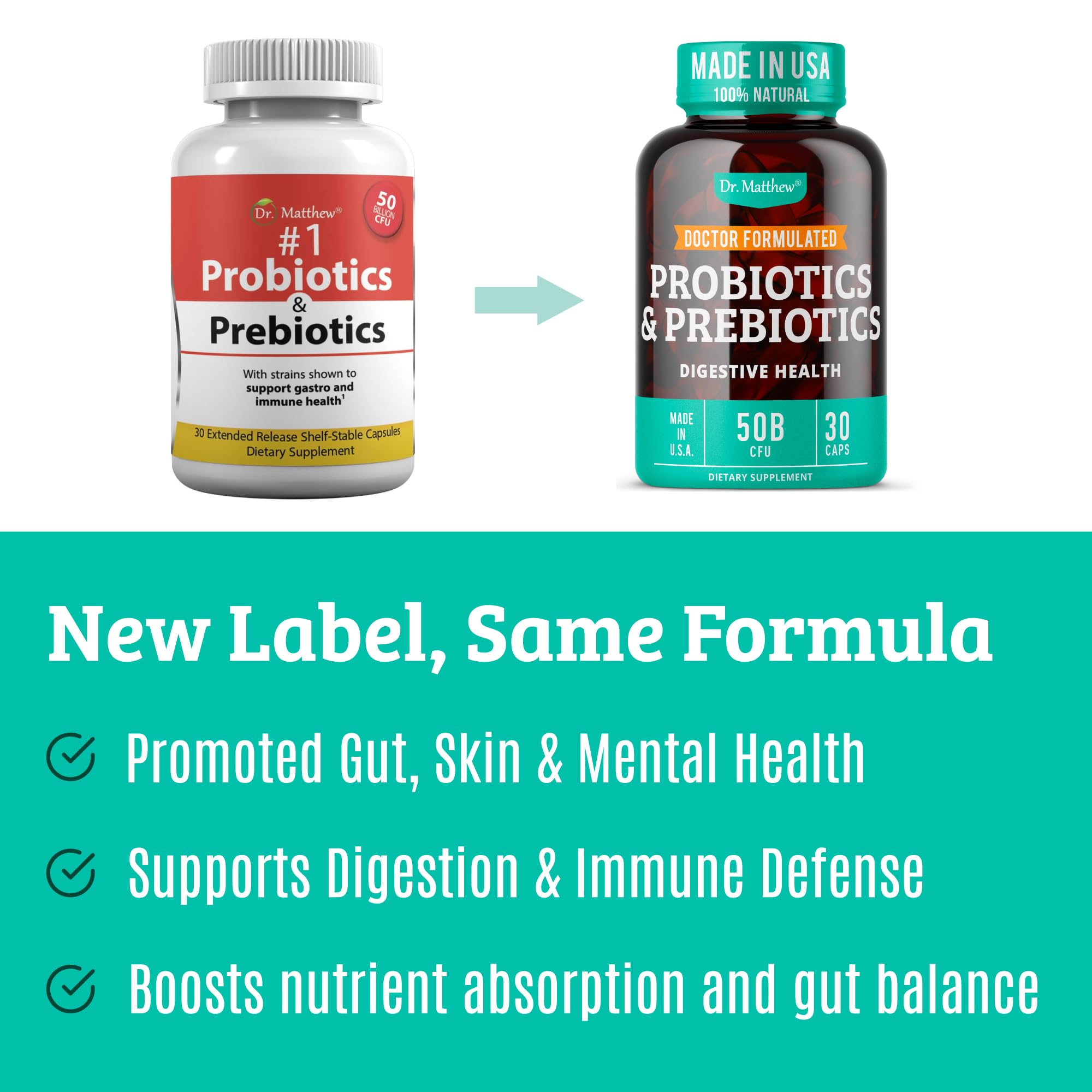 Vegan, lactose-free and gluten-free probiotic