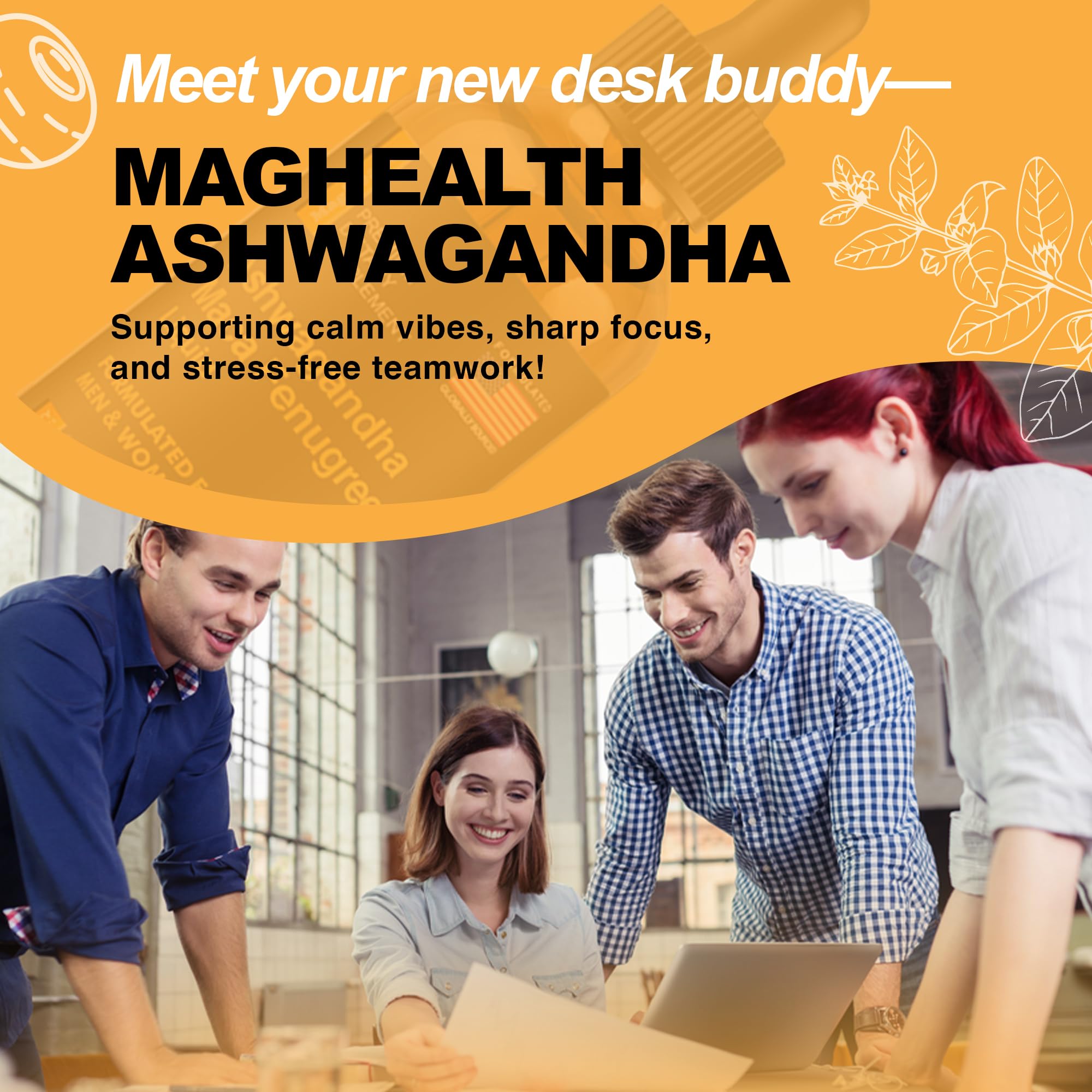 Vegan, GMO-free liquid multivitamin powered by maca, ashwagandha and fenugreek