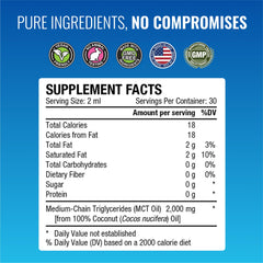 Vegan MCT oil option