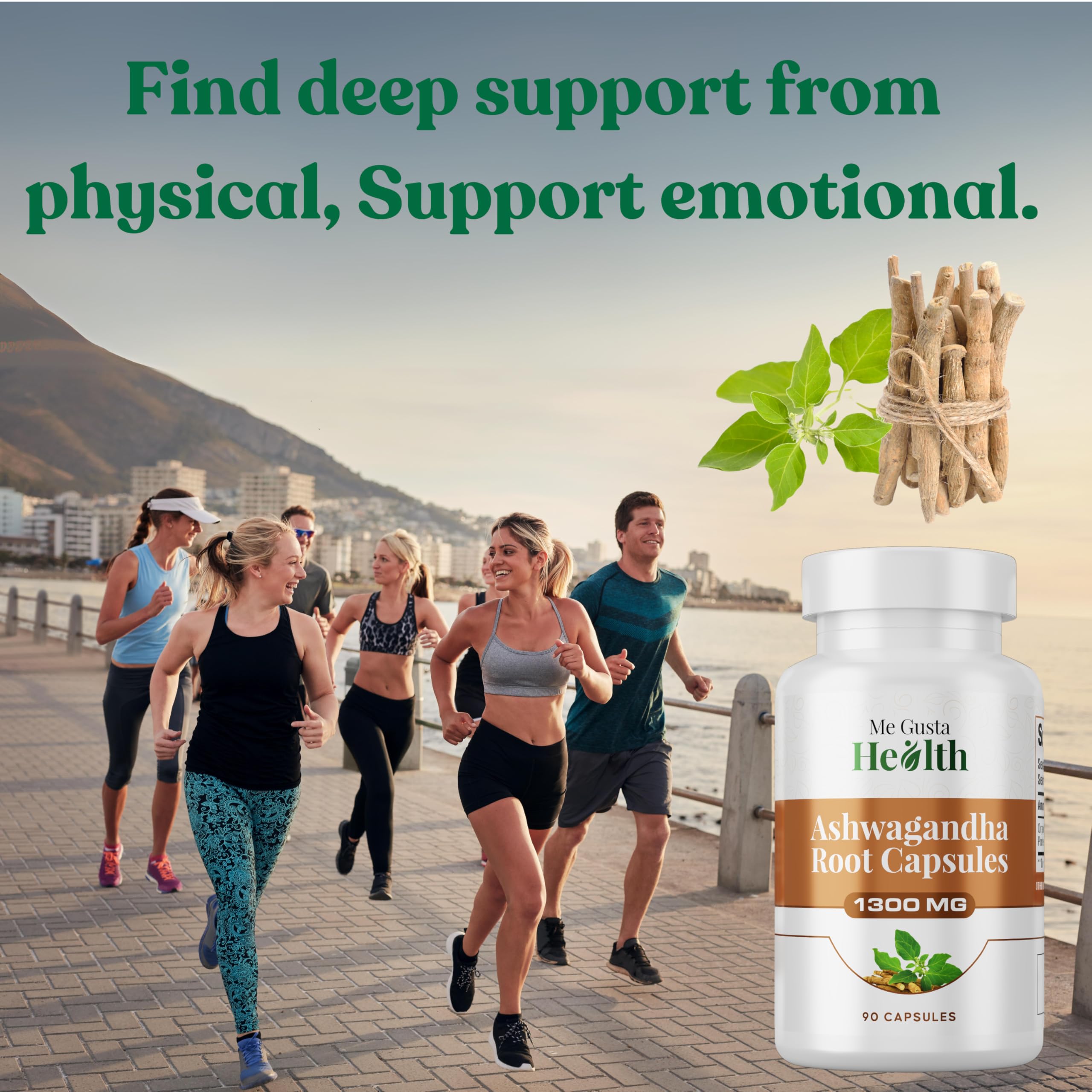 Vegan and non-GMO Ashwagandha capsules