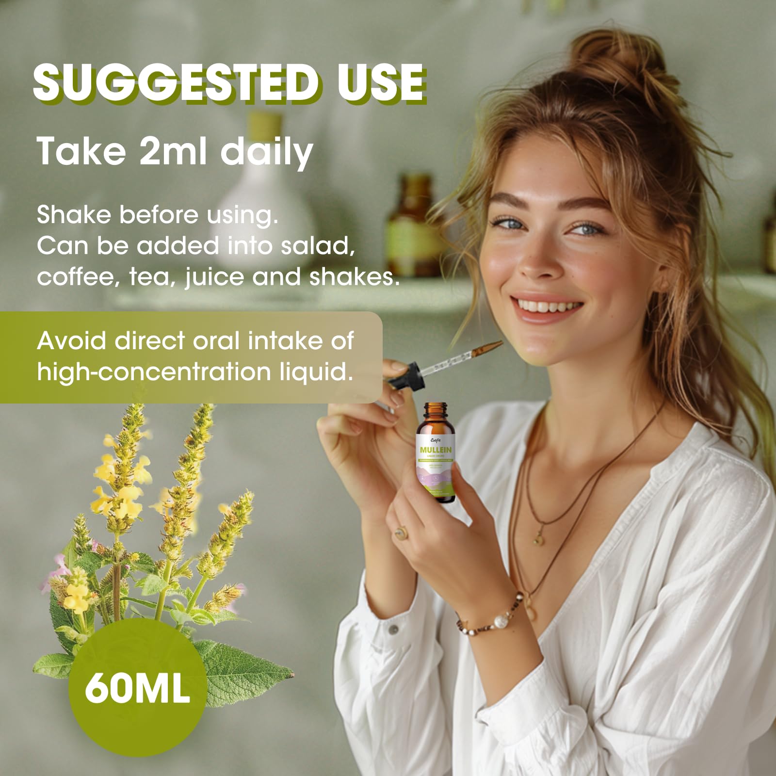 Product bottle and packaging close-up