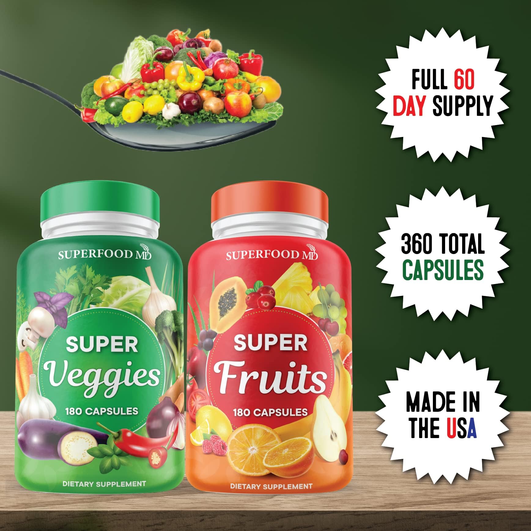 Vegan, Non-GMO, and Gluten-Free icons